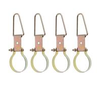 NIYANGLE 4pcs Fire Extinguisher Wall Bracket Metal Triangle Mounting Hooks for Vehicle, Garage, Office, Commercial Use