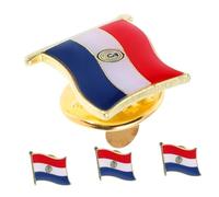 NIYANGLE 4pcs Flag Brooch Pins Enamel Iron Lapel Badges with Epoxy Finish Water Resistant Decorative Pins for Clothing Hats Backpacks for Festivals and Cultural Events