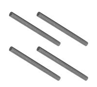 NIYANGLE 4pcs Graphite Rod for Smelting and Electrolysis, 8mm Diameter Carbon Electrode with High Temperature Endurance and Reliable Conductivity, for Jewelry Casting and Foundry Tasks
