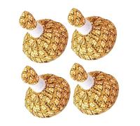NIYANGLE 4pcs Health Massage Balls Spiky Ball Massage Neck Shoulder Relief Moxibustion Smokeless