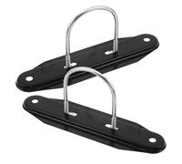 NIYANGLE 4pcs Heater Frame Clamp Kit U-Bolt Clamp Set Metal High-Temperature Resistant Heavy Duty Safe Stable Support for Pets Living Room Bedroom