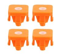 NIYANGLE 4pcs High Hardness Ceramic Feed Port Protector Compatible with Kobra Abrasion Resistant Filament Intake Guide Sleeve for Printer Extruder Snap Installation Wear-resistant