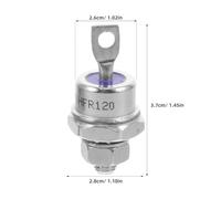 NIYANGLE 4pcs Mount Rectifier Diode Hf Spiral Module High Automotive Diode for Battery Chargers Power Supply Rectifier with Spiral Metal Housing and Reverse Voltage Protection