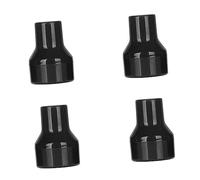 NIYANGLE 4pcs Mushroom Head Powder Puff Makeup for Face and Eyes Makeup Powder Applicator in Black for Women Girls Ladies