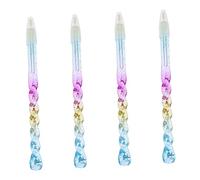 NIYANGLE 4Pcs Nail Art Dotting Pens for DIY Manicure Rhinestone Picker Tool Lightweight Durable Beauty Nail Design Accessories