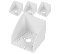 NIYANGLE 4pcs Outdoor Electrical Outlet Covers Weatherproof Box Shield Splashproof Insulated Plastic for Home Commercial Industrial Use Anti-Shock Protection for Electric Vehicle Charging