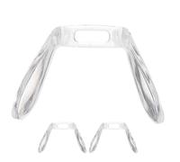 NIYANGLE 4pcs Plastic Eyeglass Pads Integrated U-shaped Bridge Supports for Optical Glasses Anti-skid Cushions for Comfortable Eye Glasses Wearing