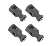 NIYANGLE 4pcs Plastic Pop-up Sink Drain Rod Adapter Fitting for Bathroom Washbasin, Reliable Integration and Good Compatibility, for DIY Setup and Basin Drain Rod Adapter Replacement