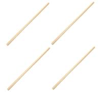 NIYANGLE 4pcs Portable Back Massager Roller Muscle Massager Stick Bamboo Massage Tool