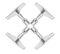 NIYANGLE 4pcs Precision Drum Key Handle Tuner Key for Bass Acoustic Drums Professional Accessories