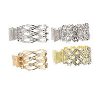 NIYANGLE 4pcs Product Title Rhinestone Hair Accessories Hair Clips for Women Product Name Chinese Accurate Keywords Competitor Tiny Clamps Bun Net Worker Professional Cover Barrettes
