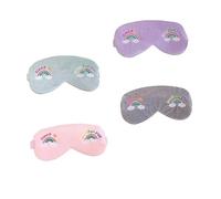 NIYANGLE 4pcs Rainbow Embroidered Headband for Multi-use Sleeping Eye Masks As Face Wash Band Eye Shade for Cosmetics