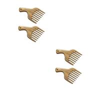 NIYANGLE 4pcs Sandalwood Massage Comb Wooden Hair Comb for Detangling for Scalp Massaging at Home for Hair Care Routine