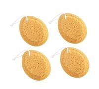 NIYANGLE 4pcs Seaweed Sponge Bath Mitt Exfoliating Body Scrubber Loofah for Shower Bath