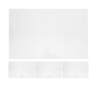 NIYANGLE 4pcs Sublimation Aluminum Sheets for DIY Photo Printing 0.4mm Thick White Pearl Oxide Metal Signs 200x300mm for Indoor Outdoor Office Garden Use