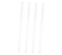 NIYANGLE 4pcs Transparent Rigid PVC Tubes Od Round Craft Tubing with Impact Resistance for Indoor Outdoor Advertising Signs Light Boxes Medical Aquarium Use