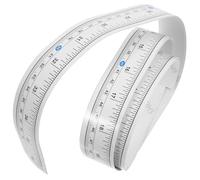 NIYANGLE 4pcs Waterproof Fish Measurer Ruler Sticker 36-inch Self-Adhesive Double Scale Fish Measure Tape for Fishing Boats and Outdoor Use