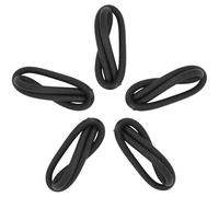 NIYANGLE 5 Pcs Black Foam Backer Rod 25mm Diameter x 1m - Caulking Backer Strip for Couch Crack Gap Filler, Sofa Cover Non-Slip Tuck Grips, Furniture Slipcover Holder Sticks for Upholstery