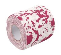 NIYANGLE 5 Rolls Halloween Bloodstain Toilet Paper Roll Colored Decorative Bathroom Tissue with Gentle Texture Skin Safe Non Fading Print Unique Festive Design for Halloween Prank and Party