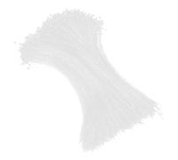 NIYANGLE 5000pcs Plastic Tag Fasteners Security Loops White Loop Simple Design Professional Appearance Longterm Use Secure Tagging for Merchandise Display and Small Businesses