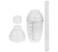 NIYANGLE 500ml Hand Shaker Cup Set for Tea with Muddler Lid and Essential Tools Easy to Clean Pp Material Complete Solution for Making Tea and Bar Use