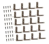 NIYANGLE 50Pcs Antique Bronze Jewelry Box Hinges Metal Accessories for Small Boxes Cabinets Decorative Hardware for Jewelry Wine Chest Cases Easy Installation