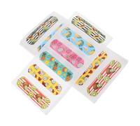 NIYANGLE 50pcs Breathable Hydrocolloid Bandages for Wounds Self Adhering Plasters Tape Flexible Comfortable Bulk Wound Supplies Outdoor Sports