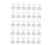 NIYANGLE 50Pcs Buckles Fixed Clips Durable Aluminum Clips for Secure Fastening for Home Use and More