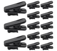NIYANGLE 50pcs Headphone Mount Cable Clothing Clips for Earphone Wire and Headset Wires, Abs Material, Reusable Design Preventing Knots, Suitable for Clipping to Shirt during Travel