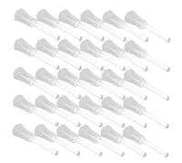 NIYANGLE 50pcs Octagonal Glass Bottles with Glass Rods for Precise Essential Oil Dispensing Transparent Refillable Containers for Travel Aromatherapy and Easy Oil Monitoring