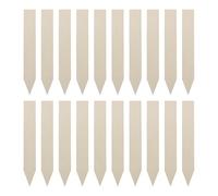 NIYANGLE 50pcs Wooden Garden Plant Labels Stakes Tags for Outdoor Plants Floral Design Sturdy Nursery Markers Suitable for Vegetable and Herb Gardens