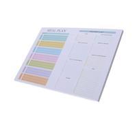 NIYANGLE 52pcs A Book Magnetic Kitchen Planner Task Planner for Fridge 9.84x6.93x0.31in Reusable Write and Wipe Elegant Design Grocery Planning Family Fridge Notebook for Family