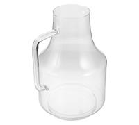 NIYANGLE 54oz Borosilicate Glass Pitcher with Wide Spout and Thermal Shock Resistant Design, 1600ml Heatproof Water Jug for Kitchen Counters and Desks