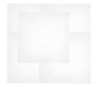 NIYANGLE 5pcs 1mm Acrylic Sheets 20x20cm DIY Painting Boards Square Acrylic Sign Craft Material for Handmade Decorative Projects