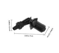 NIYANGLE 5pcs Black Plastic Spark Plug Cap Replacement with Easy Installation for Motorcycles and Dirt Bikes, Sturdy Spark Boot Cap Suitable for Scooter Engine Maintenance