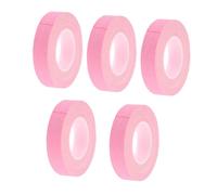NIYANGLE 5pcs Breathable Finger Protective Adhesive Tapes for Pipa Guzheng Players Pink Instrument Nail Tape Secure Grip for Guzheng Lute Guitar Performance