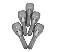 NIYANGLE 5pcs Compact Plastic Travel Case for Manual and Personal Grooming Tools Durable Protective Storage Box for Mess Organization and Tidy Packing