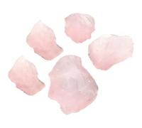 NIYANGLE 5pcs Crystal Stone Decor Crystal Display Pink Elegant Craftsmanship Sophisticated Tabletop Decoration Office Decor
