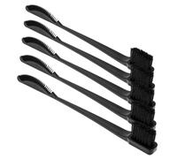 NIYANGLE 5pcs Dual Makeup Brush Dual Sided Edge Brush for Eyelashes and Hair Styling Hair Edge Comb Eyebrow and Lash Separator for Professional and Casual Use
