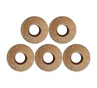 NIYANGLE 5pcs Hydroponic Planter Lid Wooden 6.5cm Hole Cover for Glass Hydroponic Bottles, Desktop Plant Propagation