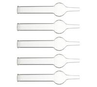 NIYANGLE 5pcs Single Ball Glass Drying Tubes for School Lab Experiments Transparent One-ball Design Easy to Use Chemical Teaching Aids for Junior and Senior High Chemistry