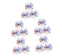 NIYANGLE 5sets Small Organza Drawstring Bags Decorative Tulle Mesh Pouches for Candy Cookies Festivals Parties and Celebrations Lightweight and Easy to Use 50pcs*5