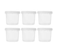 NIYANGLE 6 Pack Wide Mouth Plastic Tissue Culture Containers 480ml Pp Lab Bottles with Vent Lids for Water Testing and Plant Sample Storage for Classroom Observation