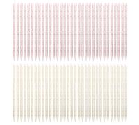 NIYANGLE 600pcs Nail Art Supplies: Plastic Dotting Sticks - Rhinestone Picker & Cuticle Pusher For Professional And Home Nail Decoration