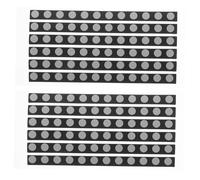 NIYANGLE 6mm Precision Reflective Strip Dots High Reflectivity Scanner Markers for 3d Scanning Projects 144 Dots/sheet
