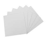 NIYANGLE 6pcs 12-inch Vinyl Record Protector Sleeves 350gsm White Cardboard Paper Inner Sleeves for Phonograph Records Archival Storage in Home Music Room