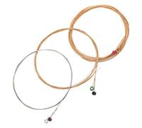 NIYANGLE 6pcs Acoustic Guitar String Set Metal Folk Strings for Beginners and Professionals for Rich Tone and Easy Fast Installation