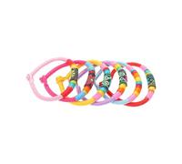 NIYANGLE 6pcs Boho Bracelet for Women Hand Woven Adjustable Ethnic Jewelry Floral Embroidery