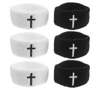 NIYANGLE 6pcs Cross Bicep Bands with Supportive Compression and Anti-slip Spandex Material, for Running and Boxing, Suitable for Football and Basketball Players