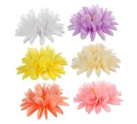 NIYANGLE 6pcs Daisy Paper Pom Poms Party Decorations for Birthday Bridal Shower Wedding Classroom Flower Wall Ornaments Lightweight Paper Flower Wall for Indoor Outdoor Events